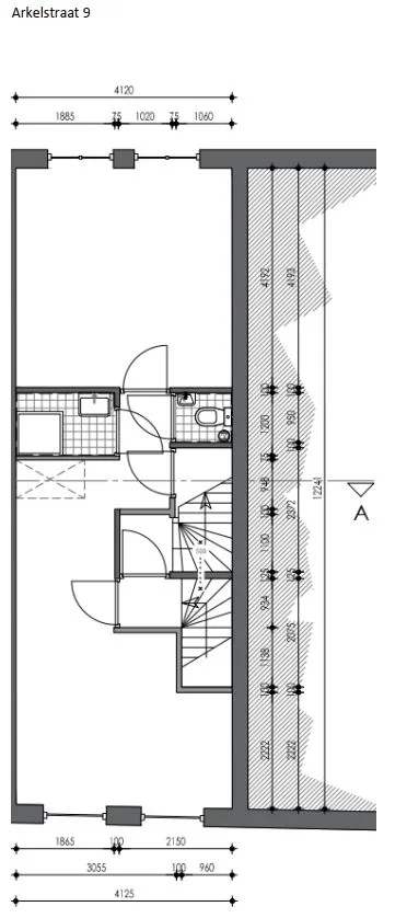 Plattegrond Arkelstraat 9