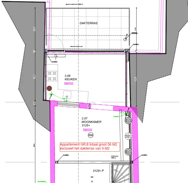 Plattegrond Kwekelstraat 8